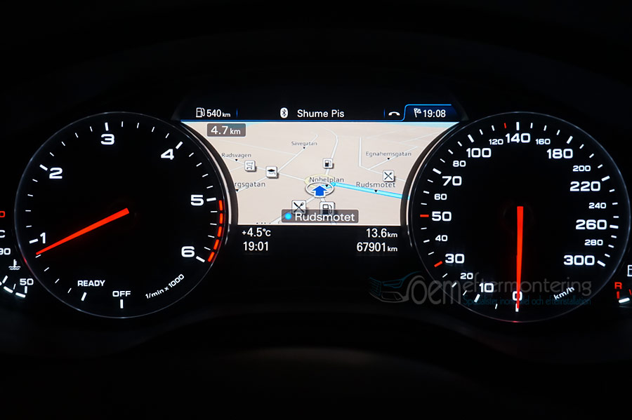Audi A6, A7 Virtual Cockpit