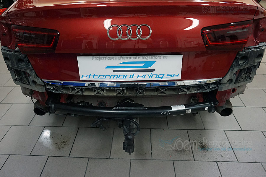 Audi original utfällbar dragkrok