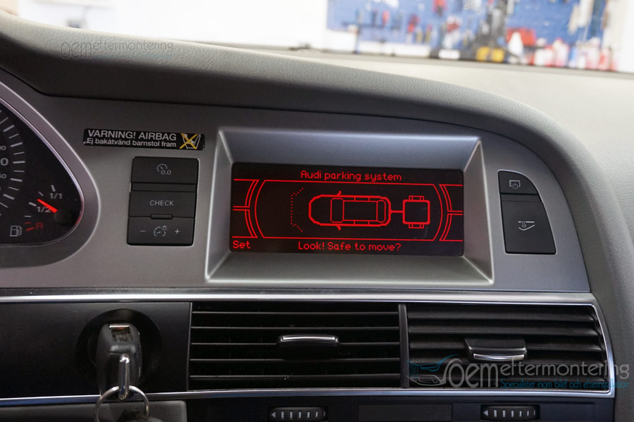 Audi MMI-radio dragkrok original