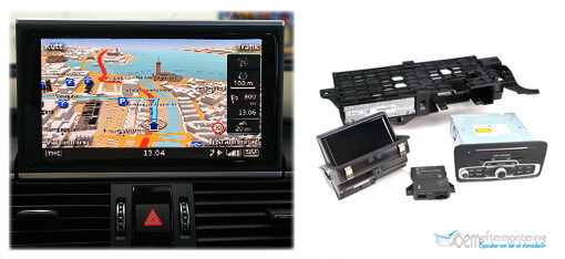 installera audi original navigation