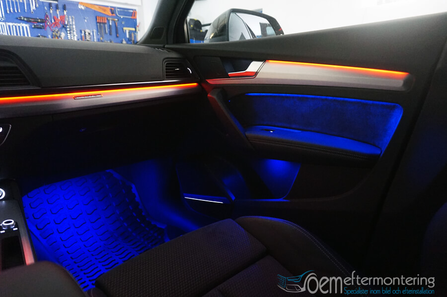 Audi Q5 (ambient lightning) installation
